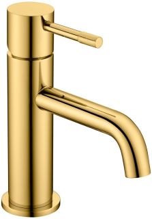 Смеситель для раковины Boheme Uno золото 461-G